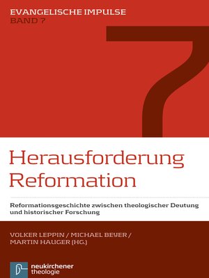 cover image of Herausforderung Reformation